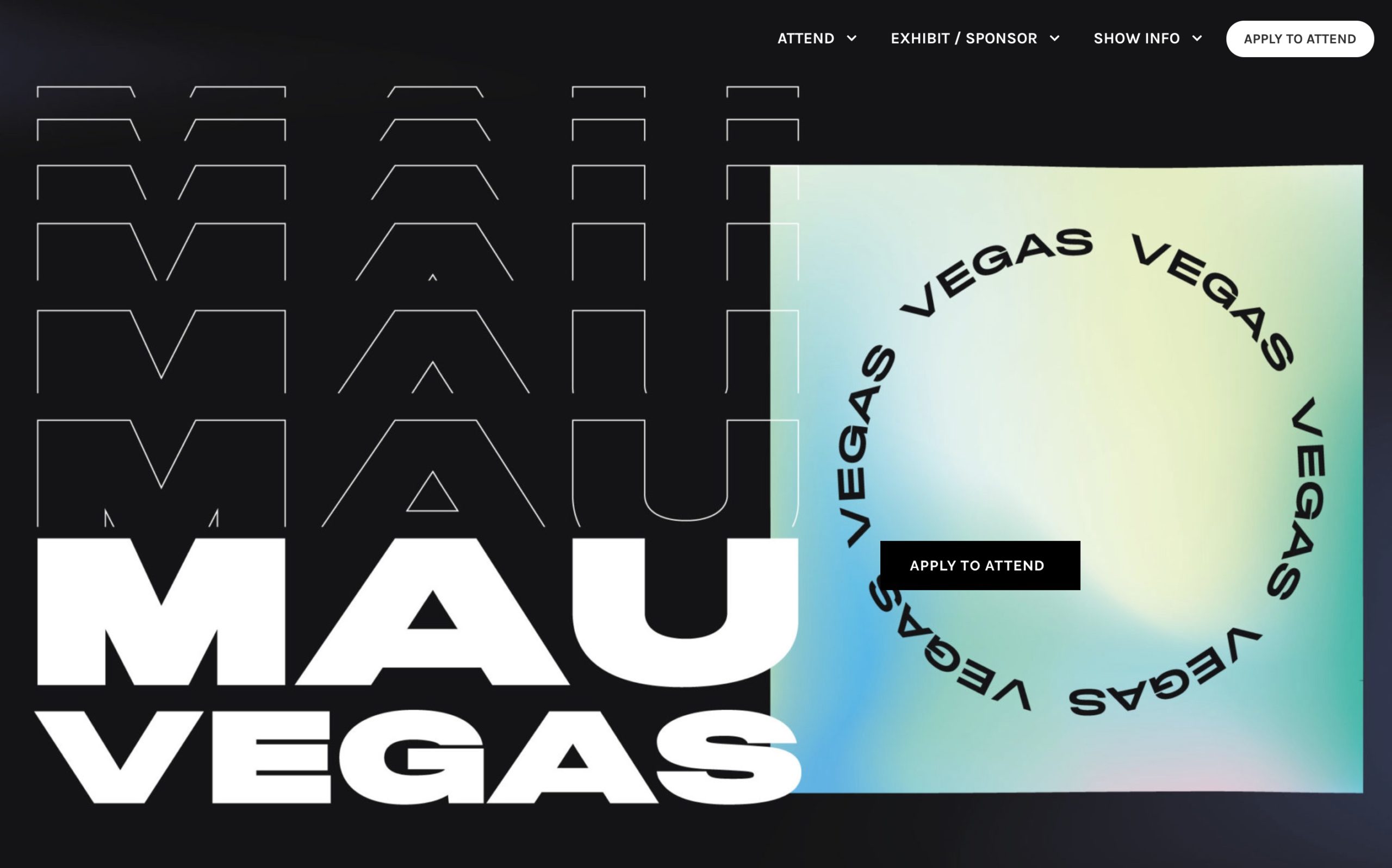 MAU Vegas 2021 - イベントグローブ